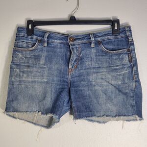 Women's Silver Jean Shorts 30